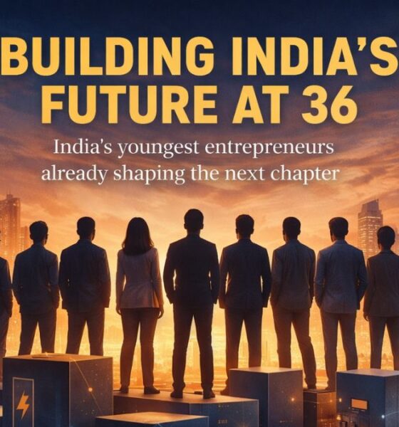 The Youngest 10 Entrepreneurs in India (Age 36)