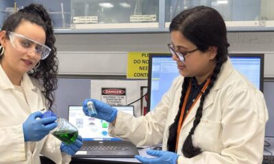 Parisa Biniaz (left), PhD student and co-author, with Dr Parama Banerjee (right), principal supervisor and project lead.