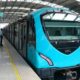 Kochi Metro train standing at a station platform after winning the UITP Impact Award 2026 for sustainable mobility.