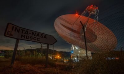 NASA-linked deep-space communications antenna used to track spacecraft and support satellite operations