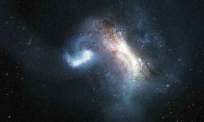 Artist’s concept of an ancient Milky Way merger with the LKH dwarf galaxy