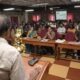 Chairmsn of KSBB addresses participants during the Kerala State Biodiversity Board’s media capacity strengthening workshop at SAMETI in Kerala.